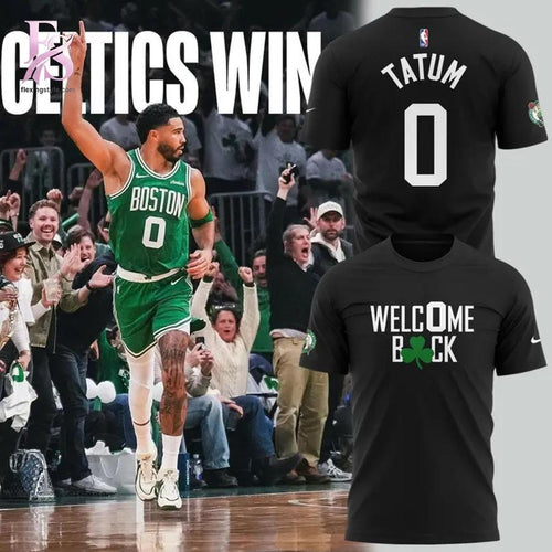 2026 Jayson Tatum Welc0me Back Boston Celtics T-Shirt