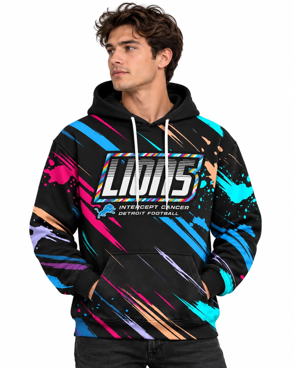 2026 Lions Crucial Catch Intercept Cancer Hoodie