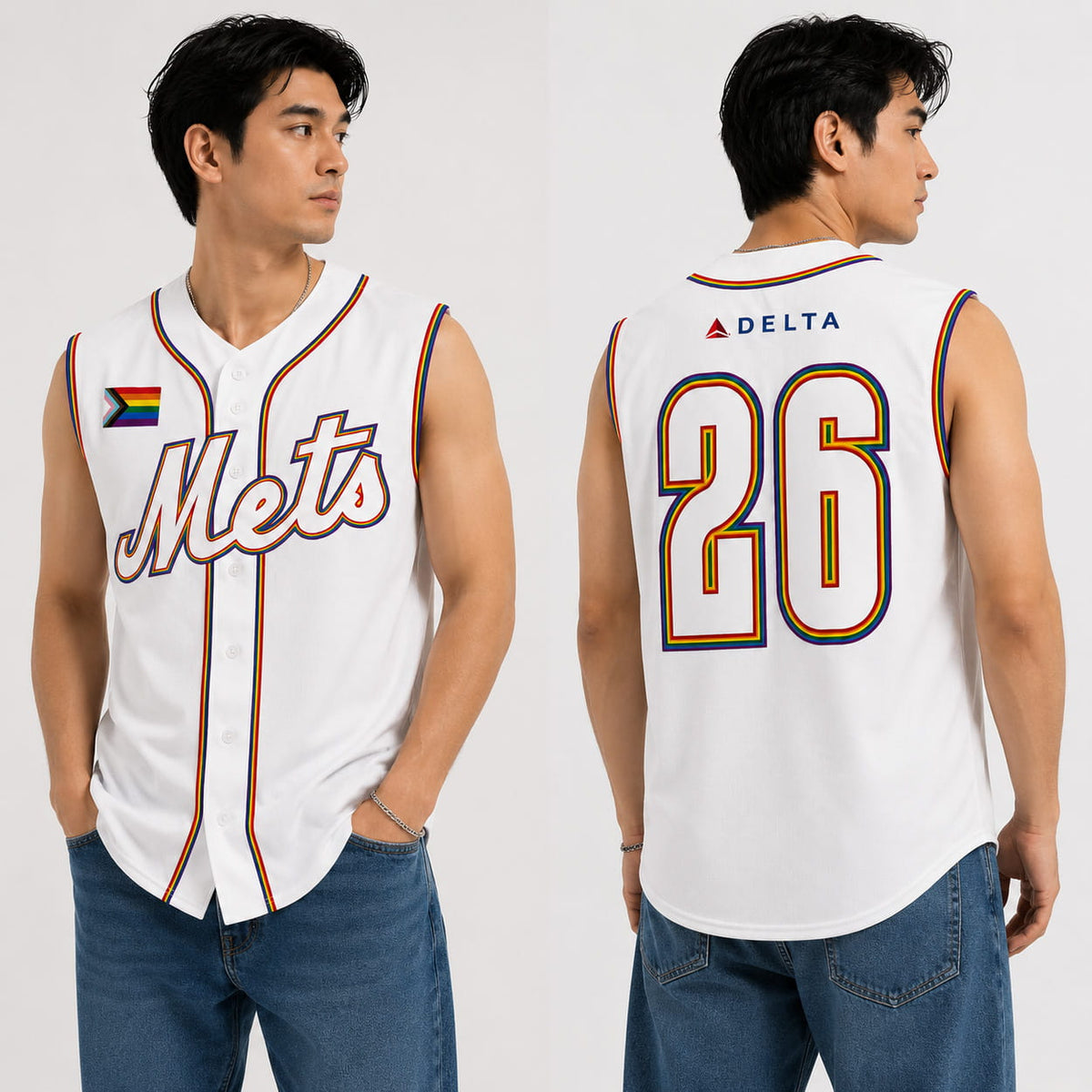 2026 Mets Pride Sleeveless Jersey Giveaway