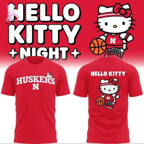 2026 Nebraska Cornhuskers Hello Kitty Shirt