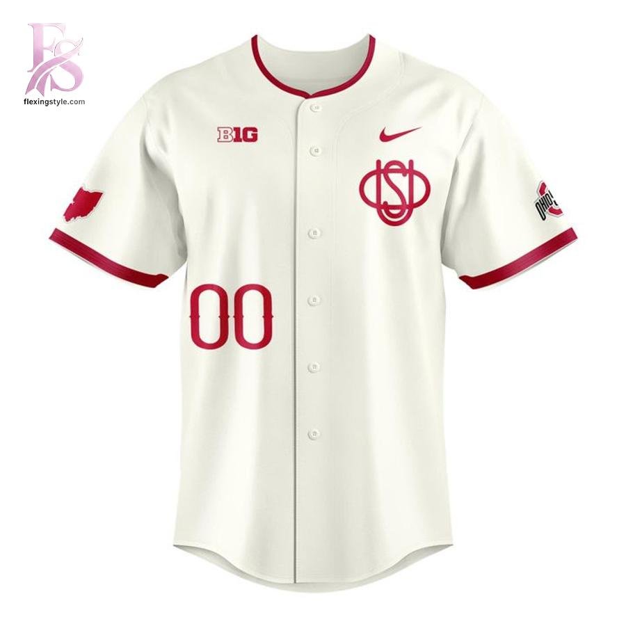 2026 Ohio State Buckeyes Throwback Uniform Baseball Jersey