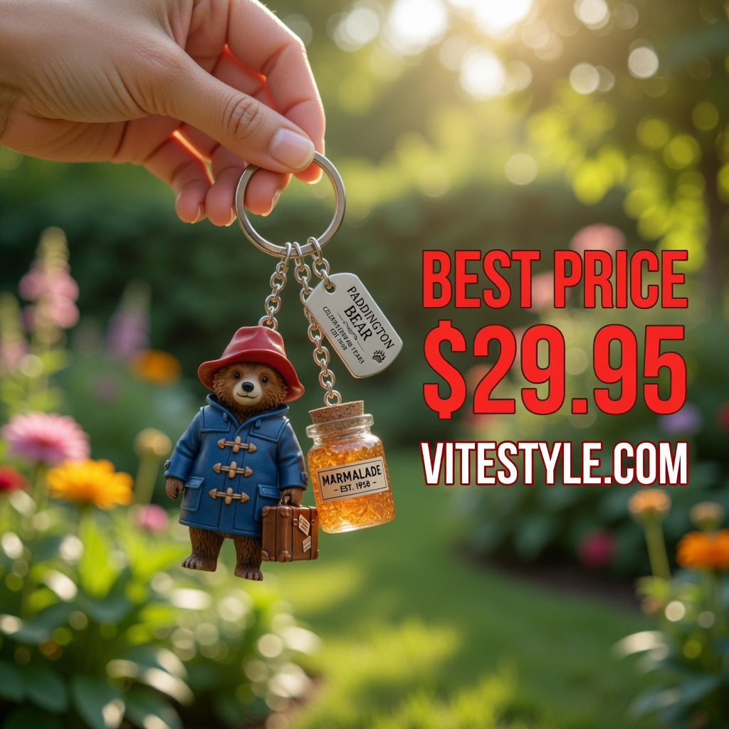 Paddington Bear Please Look After This Bear Collector Keychain
