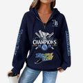 2026 Rays ALCS Champions Hoodie Half Zip