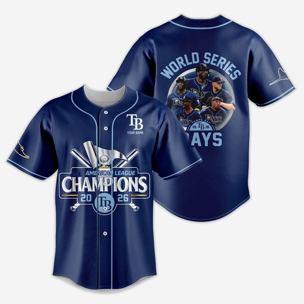 2026 Rays American League Champions Baseball Jersey