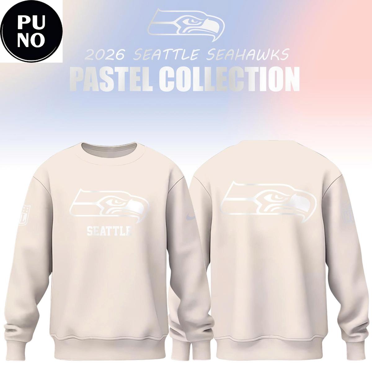 2026 Seattle Seahawks Travel Pastels Hoodie Shirt