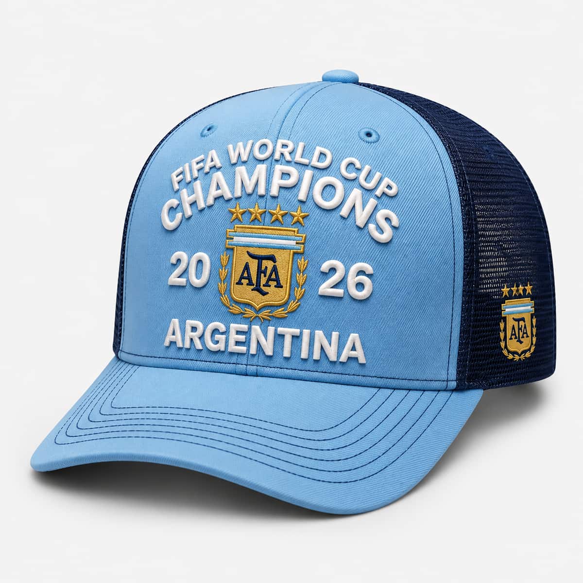 2026 World Cup Champions Argentina Mesh Cap