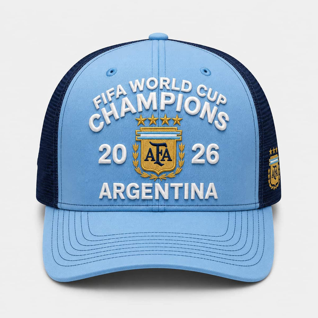 2026 World Cup Champions Argentina Mesh Cap