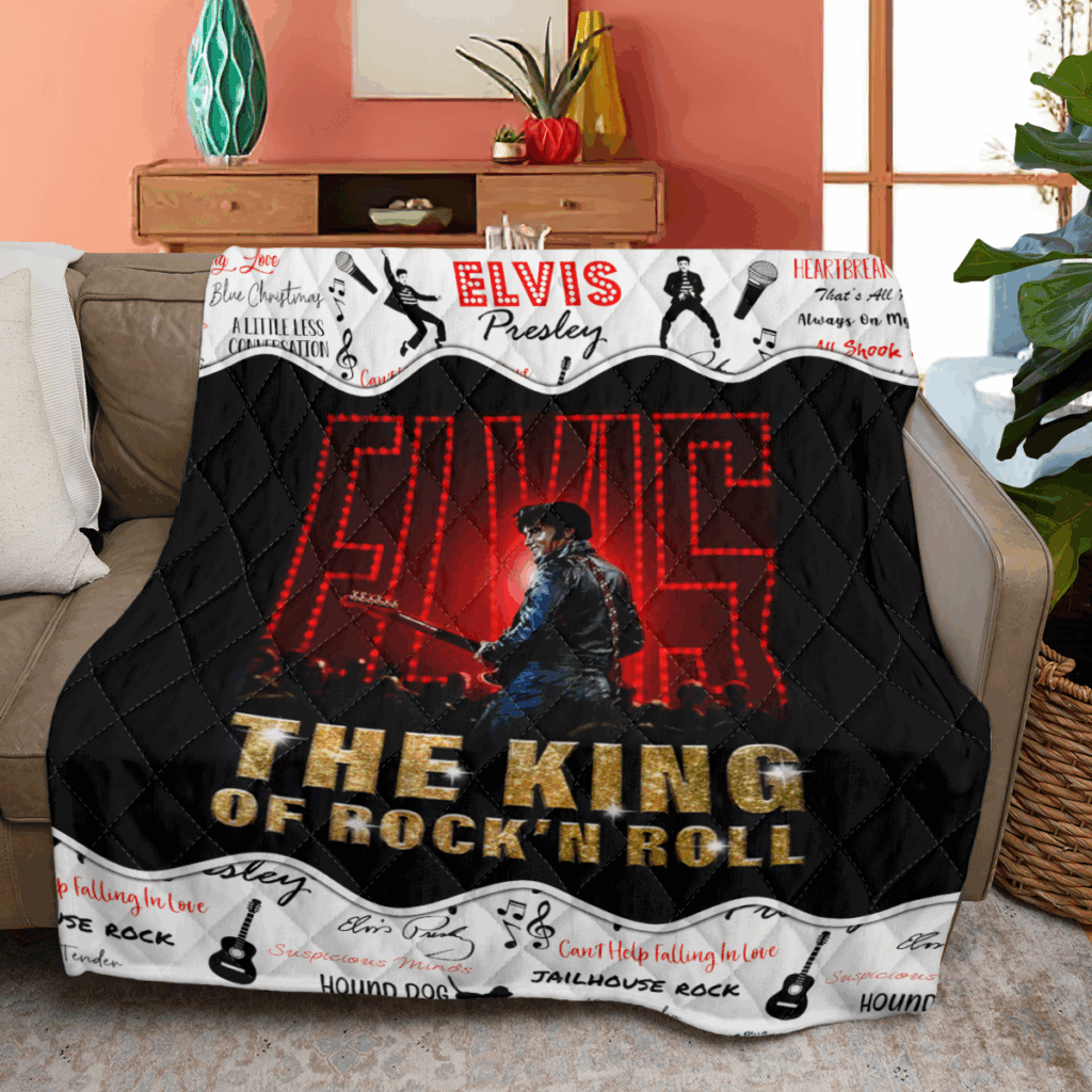 Elvis Presley Quilt Blanket 1- HOATT 1133