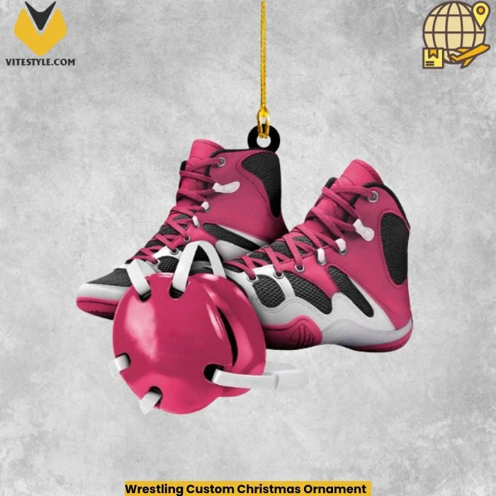 Wrestling Custom Christmas Ornament