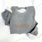 Embroidered Basketball Icon Sweatshirt