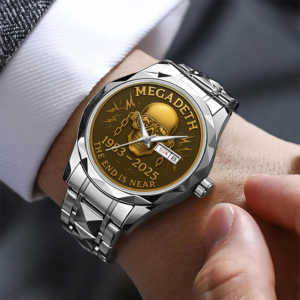 Megadeth Alloy Luxury Quartz Watch - MAITM12597