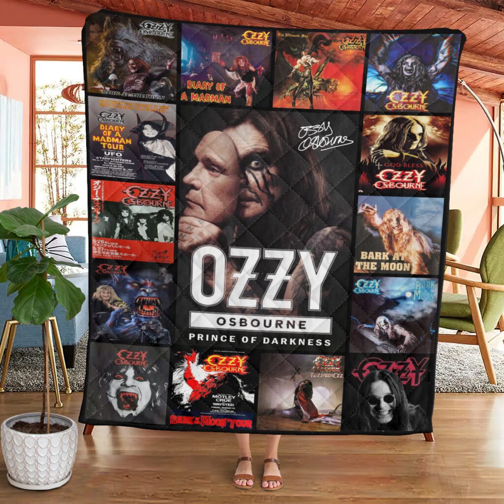 Ozzy Osbourne Quilt Blanket – MAITM12557