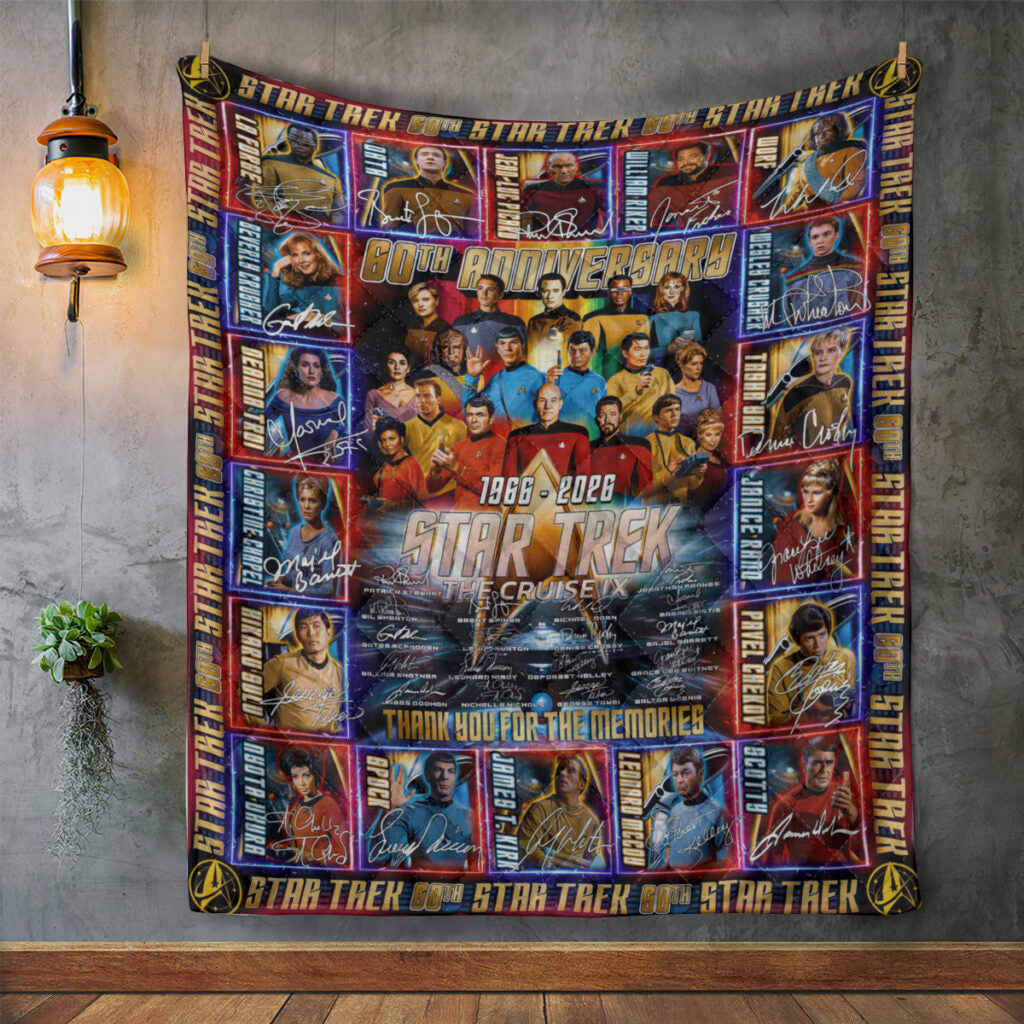 Star Trek 60th Anniversary Quilt Blanket – MAITM12650