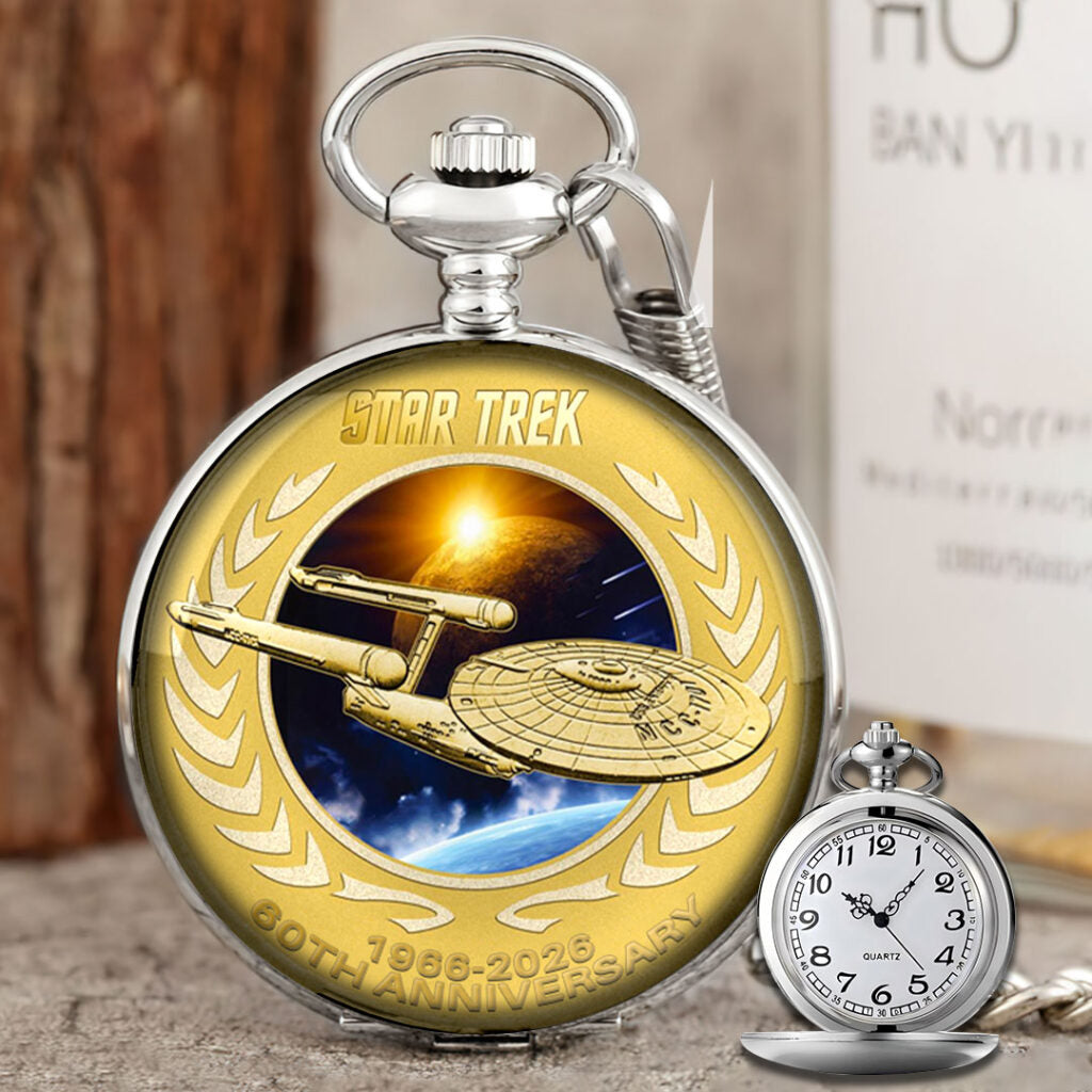 Star Trek 60th Anniversary Pocket Watch - MAITM12610