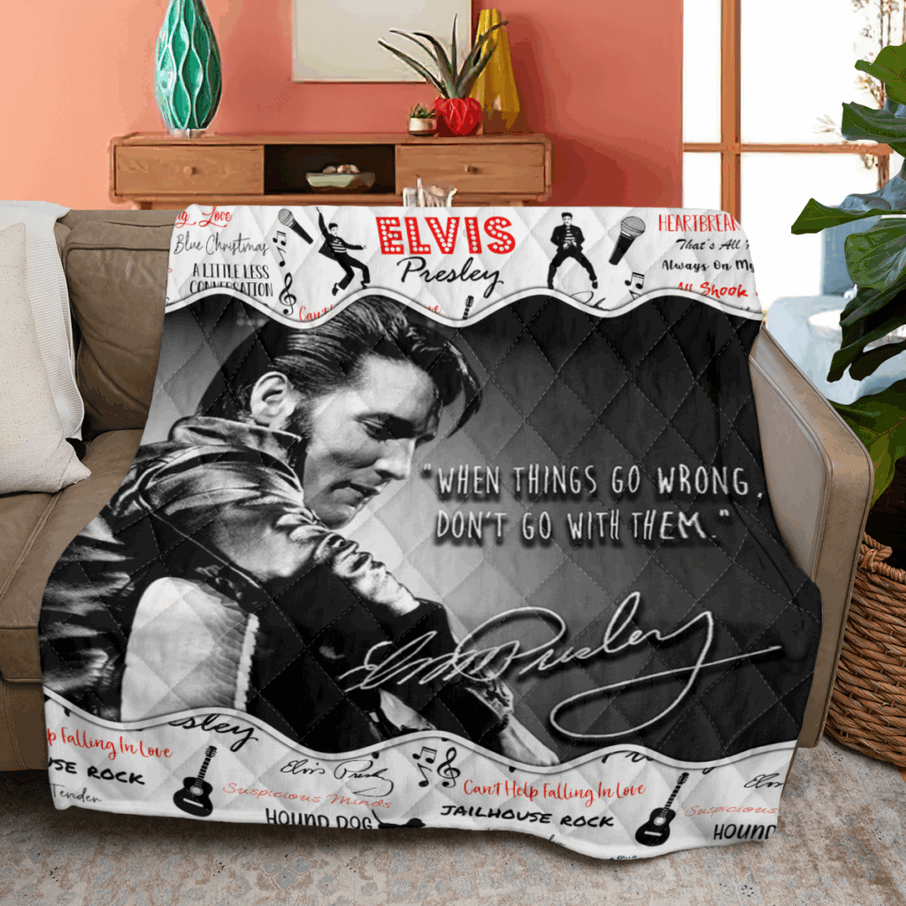 Elvis Presley Quilt Blanket 2- HOATT 1133
