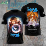 3D All Over Labyrinth 40th Anniversary Shirt
