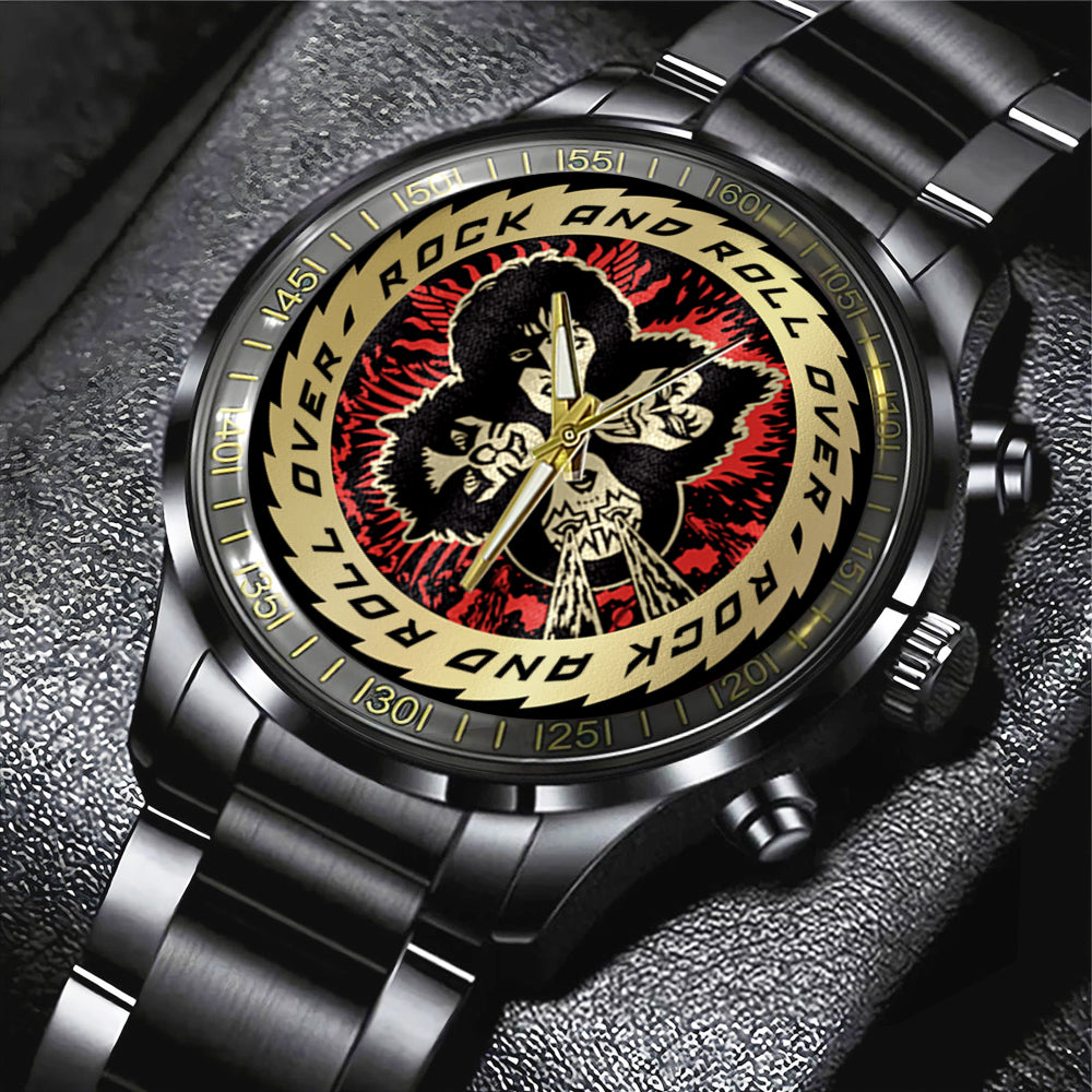 KISS Black Stainless Steel Watch - MAITM 6191