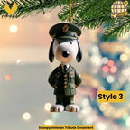 Snoopy Veteran Tribute Ornament