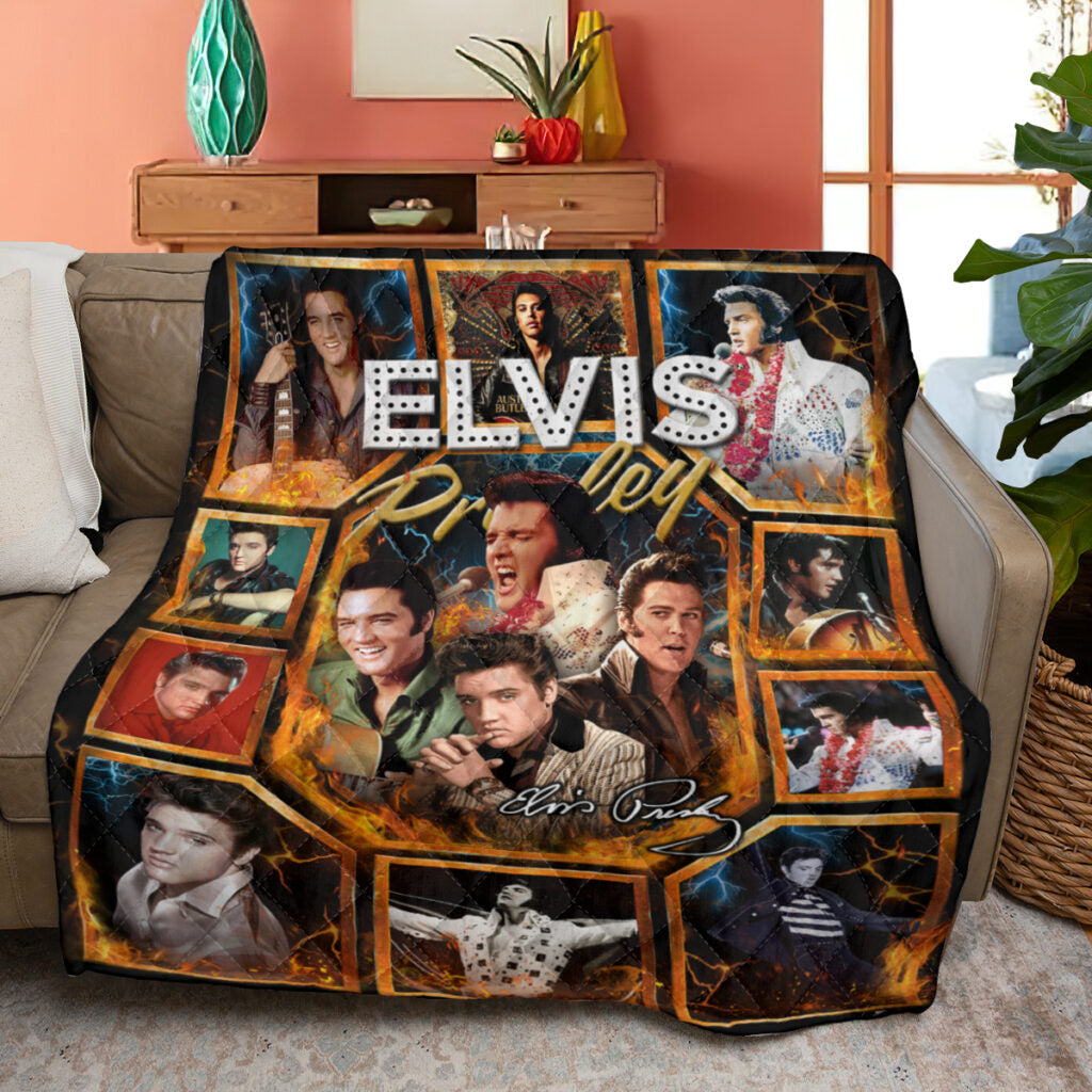 Elvis Presley Quilt Blanket - MAITM 8677