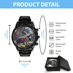 Iron Maiden Black Stainless Steel Watch - MAITM 11248
