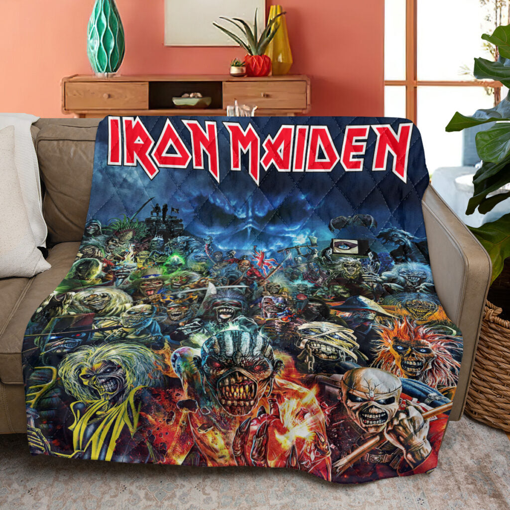 Iron Maiden Quilt Blanket - MAITM 10839