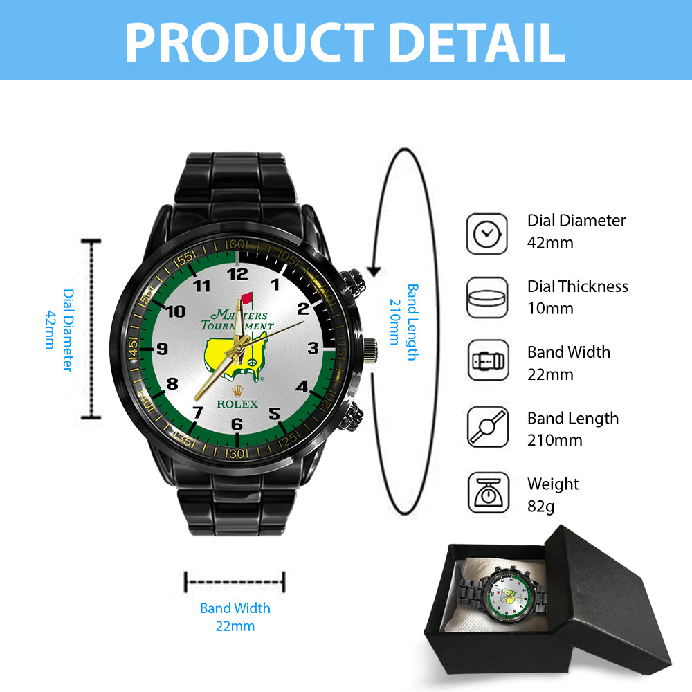 Masters Tournament x Rolex Black Stainless Steel Watch - MAITM 6214