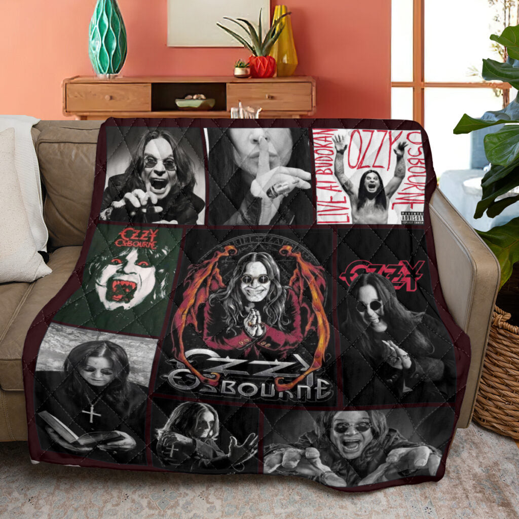 Ozzy Osbourne Quilt Blanket - MAITM12733