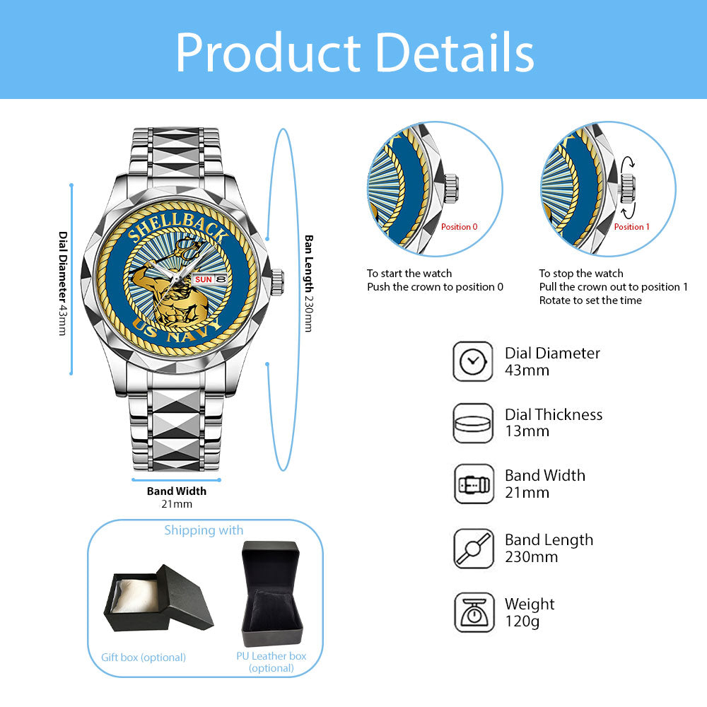 US Navy Alloy Luxury Quartz Watch - MAITM12671