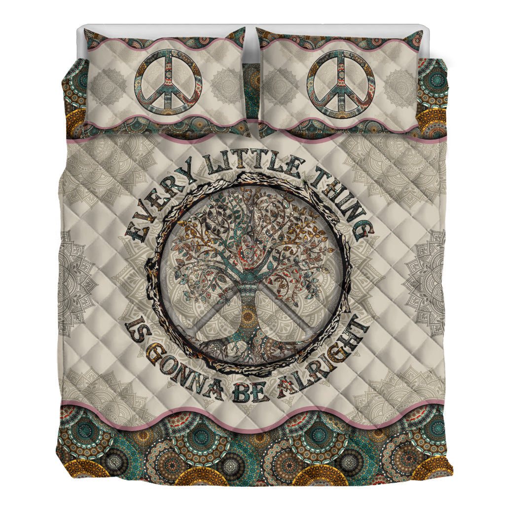 Hippie Quilt Bedding Set - Creative Color Bedroom Comfort