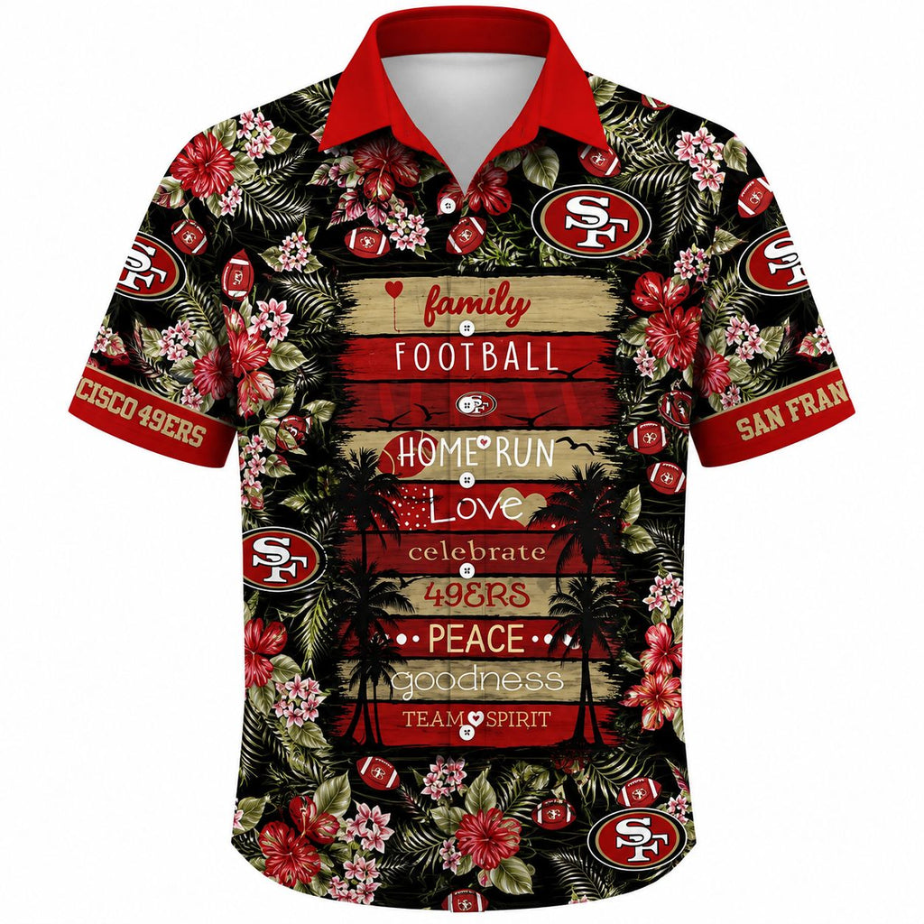 Celebration Script San Francisco 49ers Hawaiian Shirt