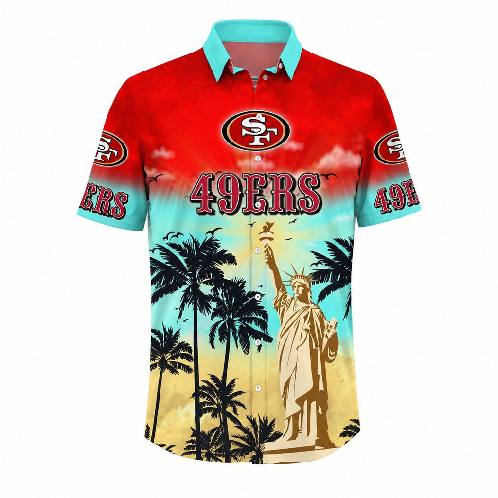 Liberty Tropical San Francisco 49ers Hawaiian Shirt
