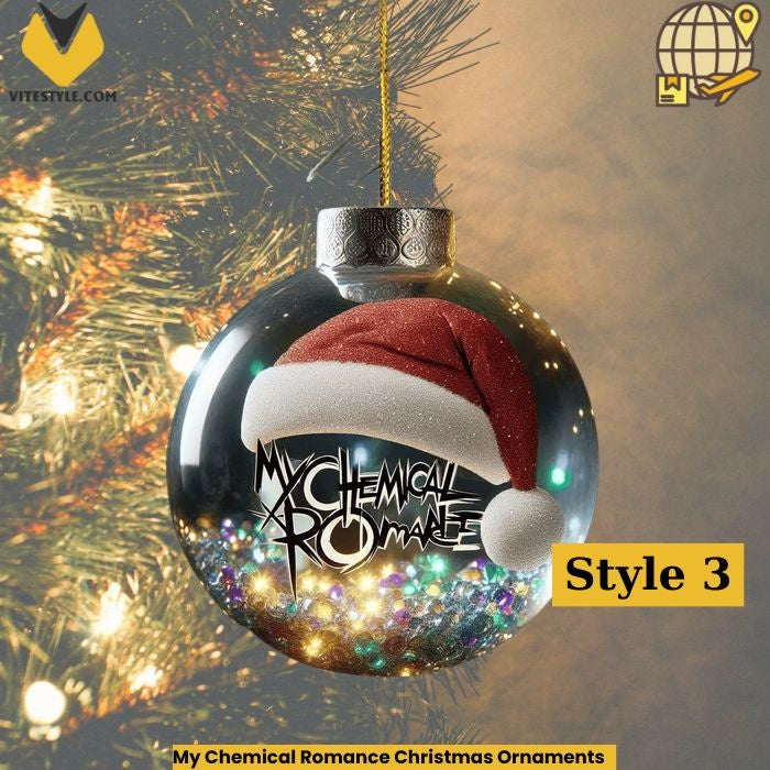My Chemical Romance Christmas Ornaments