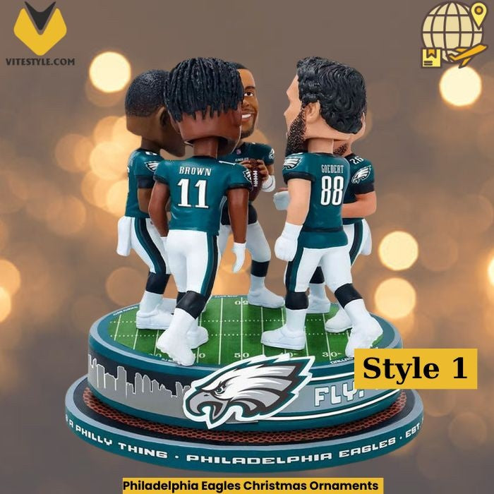 Philadelphia Eagles Christmas Ornaments