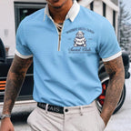 8647 Foxtrot Delta Tango Est 2025 Social Club Zipper Polo