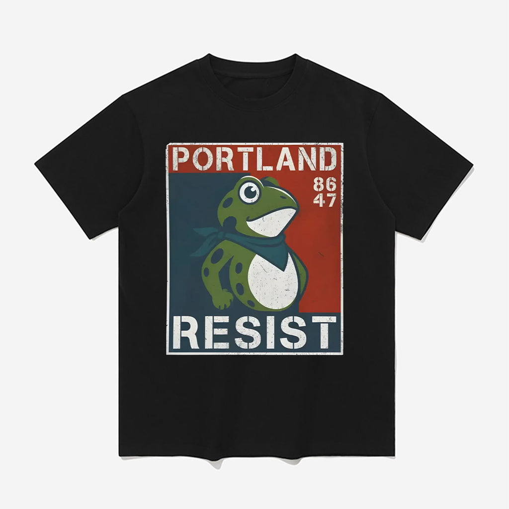 8647 Resist Portland Frog Shirt