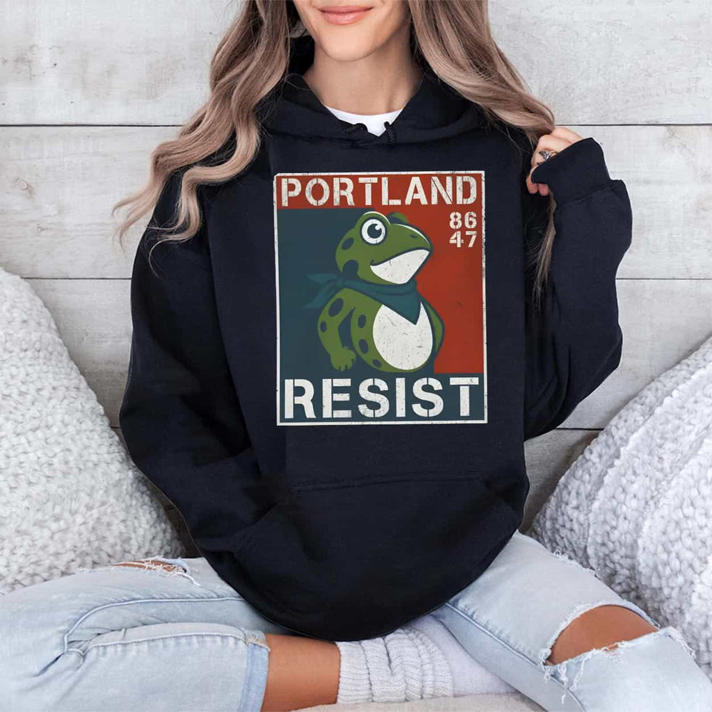 8647 Resist Portland Frog Shirt