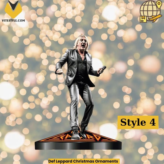 Def Leppard Christmas Ornaments