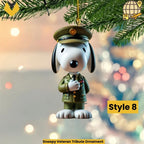 Snoopy Veteran Tribute Ornament