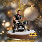 NEW Bruce Springsteen Christmas Ornament