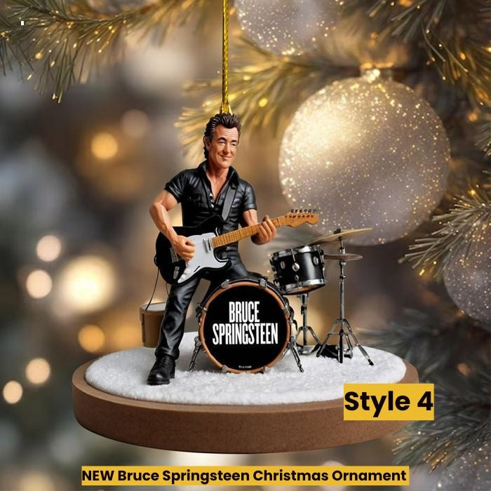NEW Bruce Springsteen Christmas Ornament