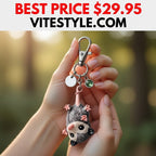 A Little Opossum for You “Still Hanging On” Keychain