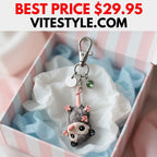A Little Opossum for You “Still Hanging On” Keychain