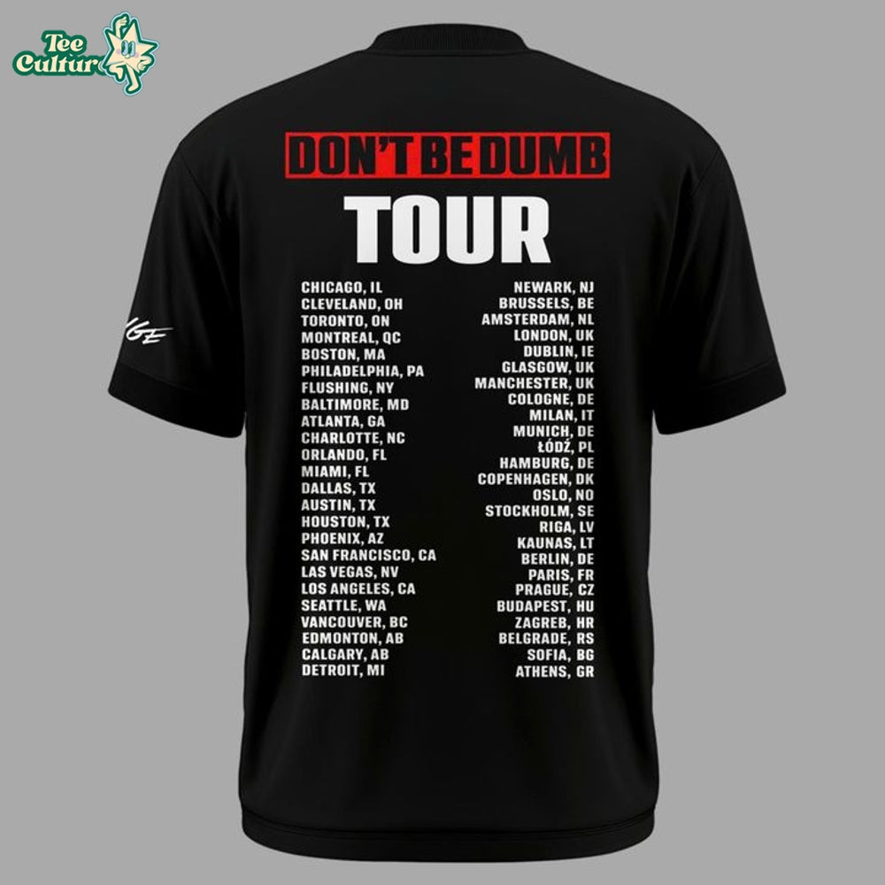 A$AP Rocky Don’t Be Dumb Tour 2026 Limited Edition Concert T-Shirt