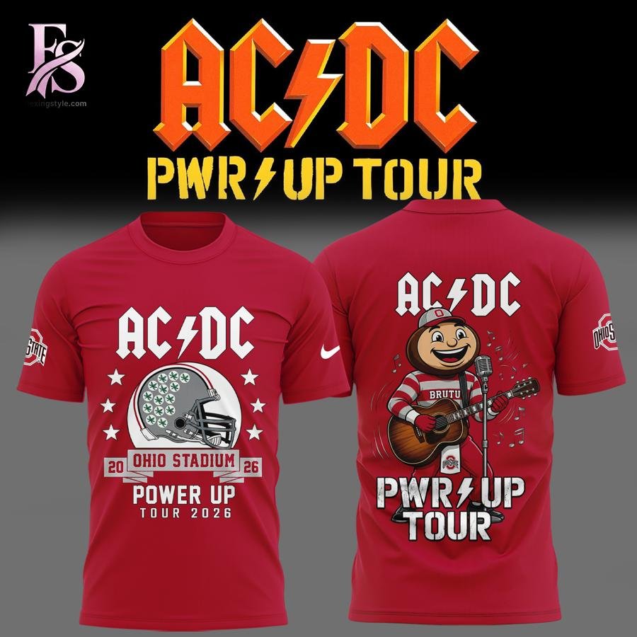AC DC Ohio Power Up Tour 2026 Shirt
