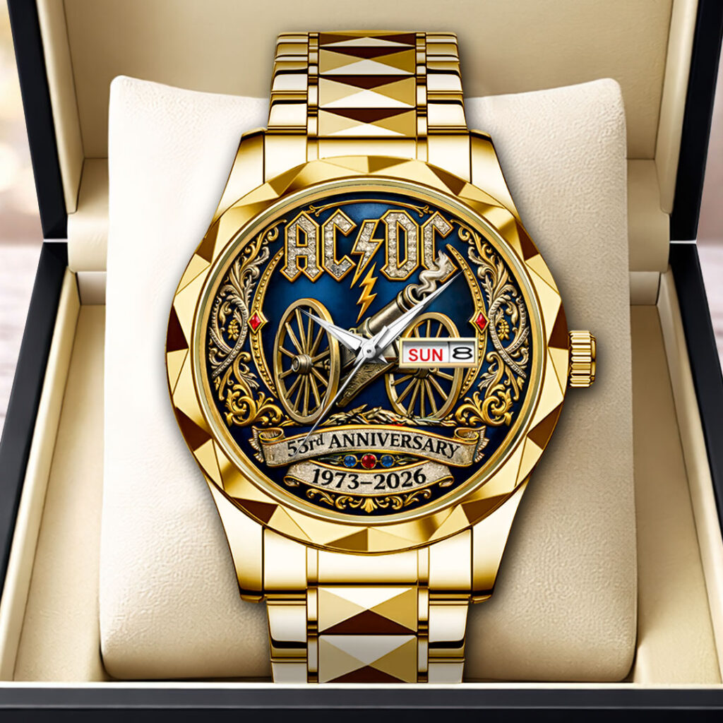AC/DC 53rd Anniversary Alloy Luxury Quartz Watch - HOATT16760