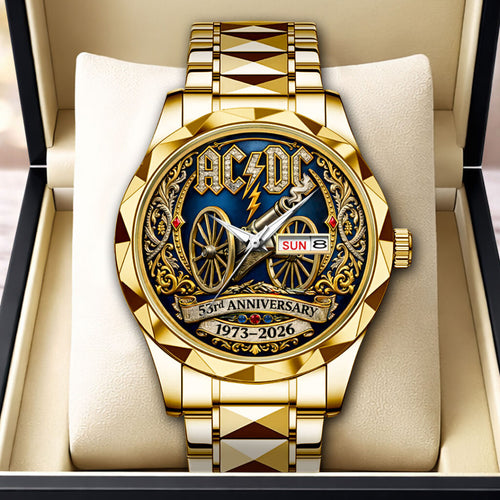 AC/DC 53rd Anniversary Alloy Luxury Quartz Watch - HOATT16760