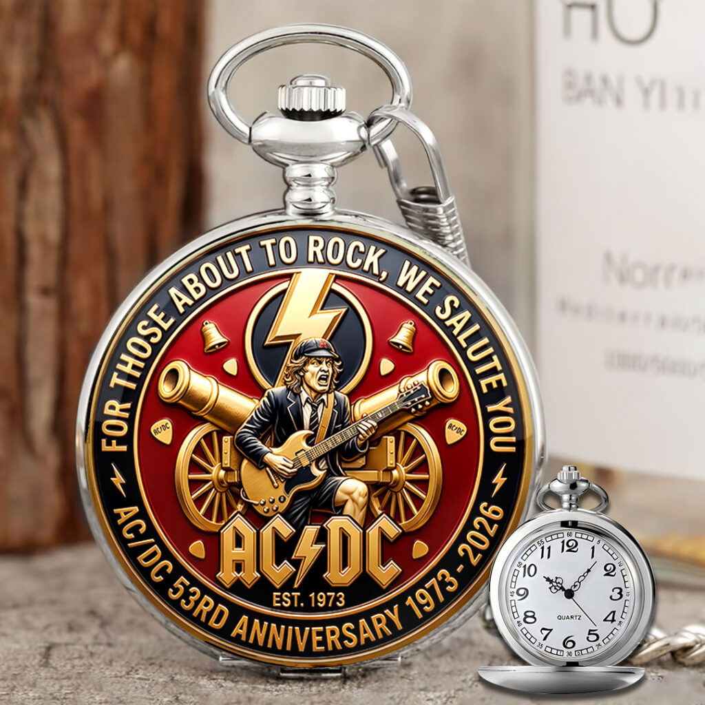 AC/DC 53rd Anniversary Pocket Watch - HOATT16642