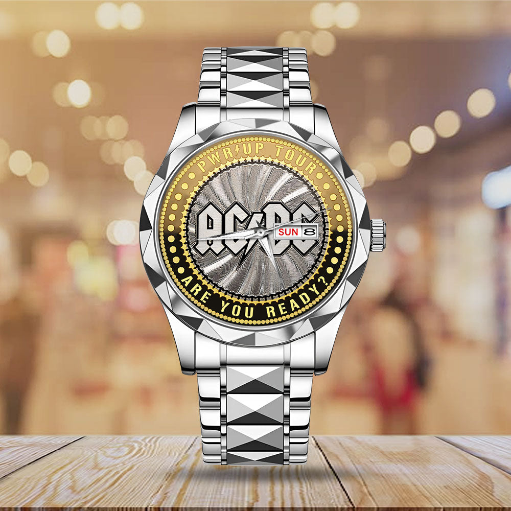 AC/DC Alloy Luxury Quartz Watch - MAITM 12100