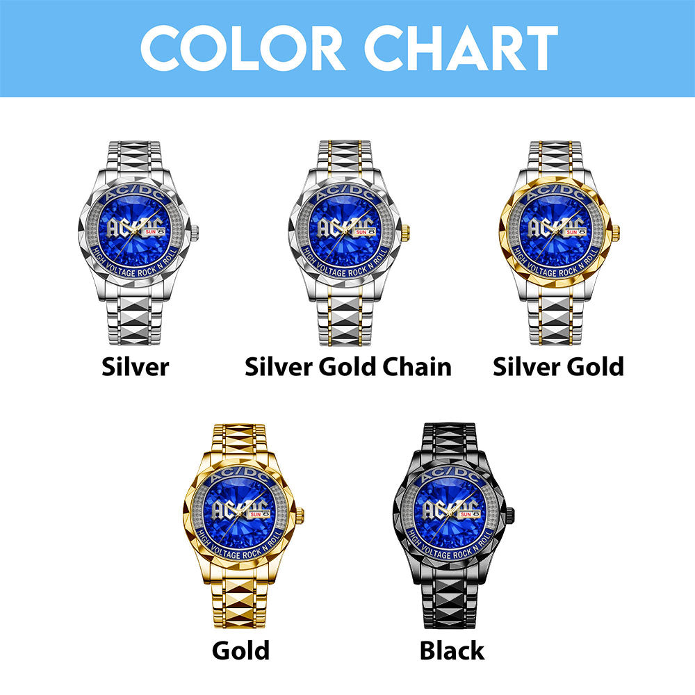 AC/DC Alloy Luxury Quartz Watch - TANTN20916