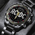 AC/DC Black Stainless Steel Watch - GNE 2196